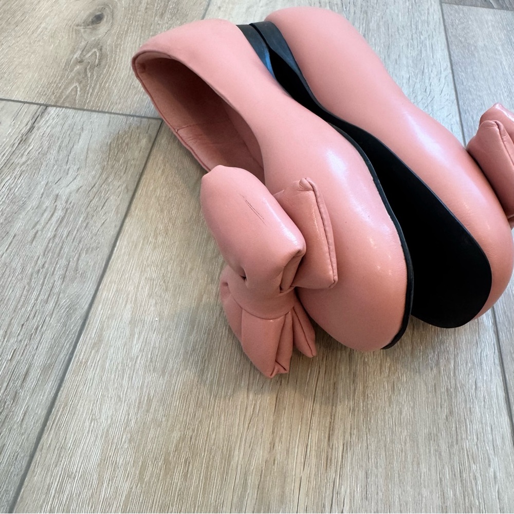 NWOB Jeffrey Campbell Bow-Out Ballet Flat in Pink, Size 8 - Picture 9 of 14